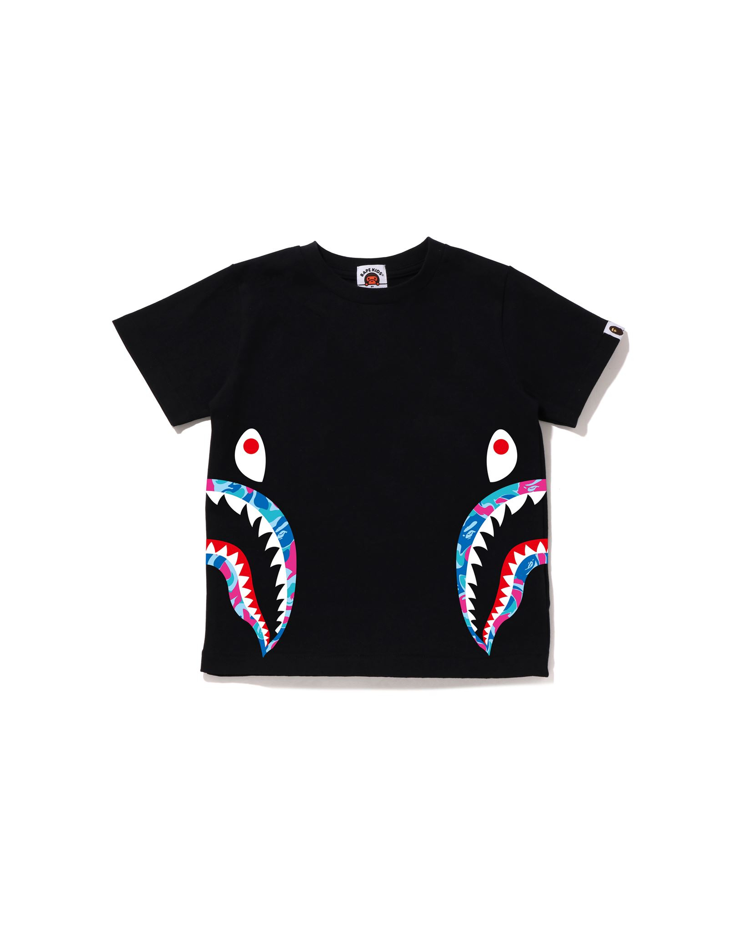 Marble Camo Side Shark Tee